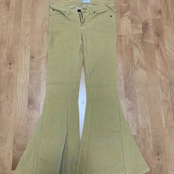 Free People Pants - Free People Button Up Wide Flare Pants